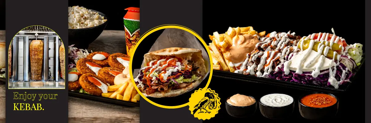 DÃ¶ner-GrillspieÃŸe und DÃ¶ner Teller bei STAREN KEBAB in Santa PonÃ§a auf Mallorca