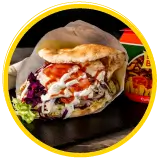 Menue D&ouml;ner Teller bei STAREN KEBAB in Santa Ponça auf Mallorca