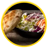 Vegetarische Spezialit&auml;ten und Salate bei STAREN KEBAB auf Mallorca